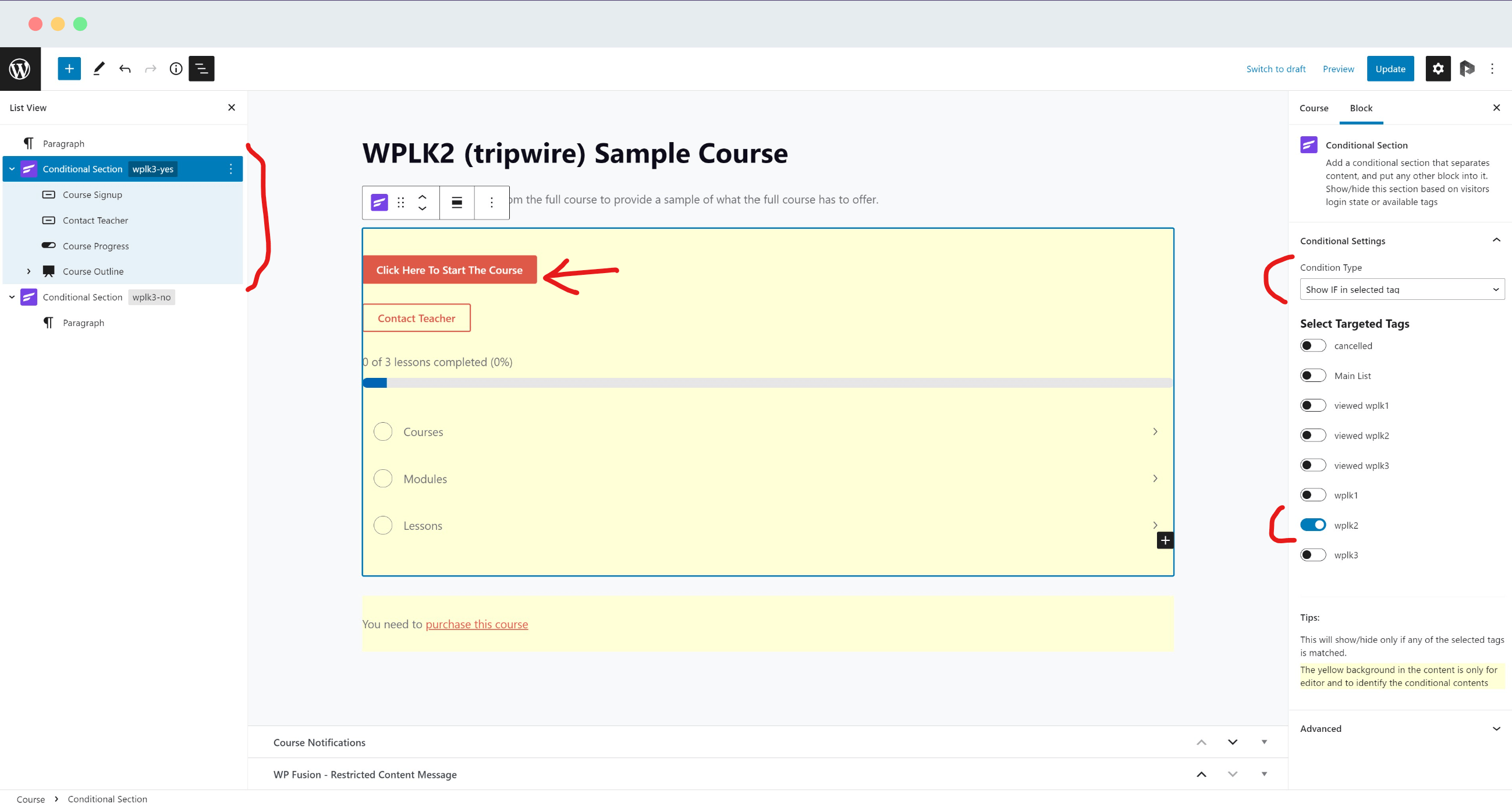 wplk-wplk2-course-setup